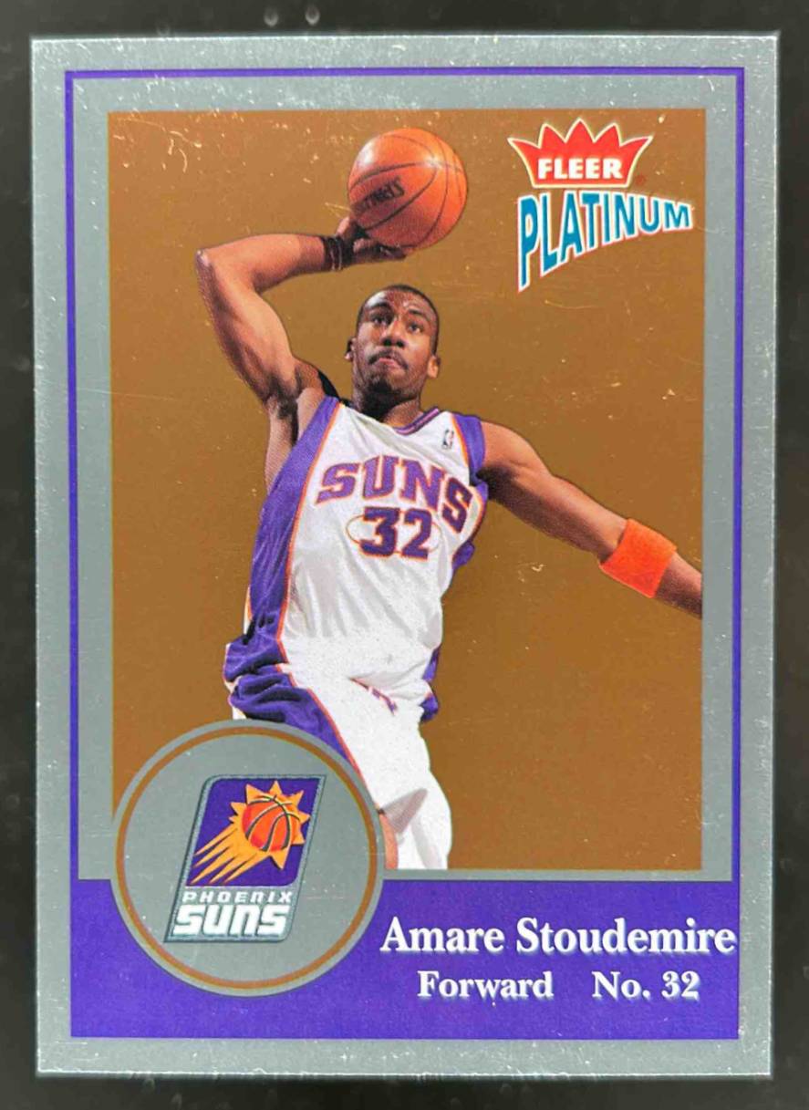 Card image for 2003-04 FLEER PLATINUM AMARE STOUDEMIRE #31 6/100 PHOENIX SUNS