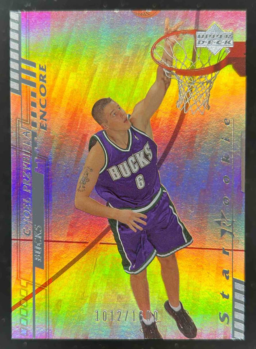 Card image for 2000-01 UPPER DECK ENCORE JOEL PRZYBILLA #141 1012/1600 RC MILWAUKEE BUCKS