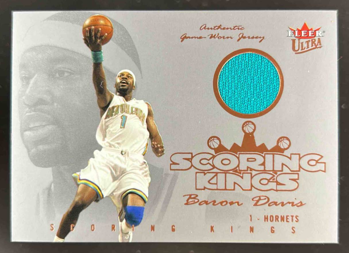 Card image for 2004-05 FLEER ULTRA BARON DAVIS SCORING KINGS GAME USED #SK/BD MEM