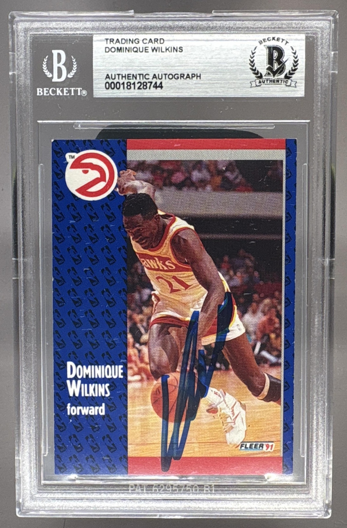 DOMINIQUE WILKINS BGS AUTHENTIC AUTO