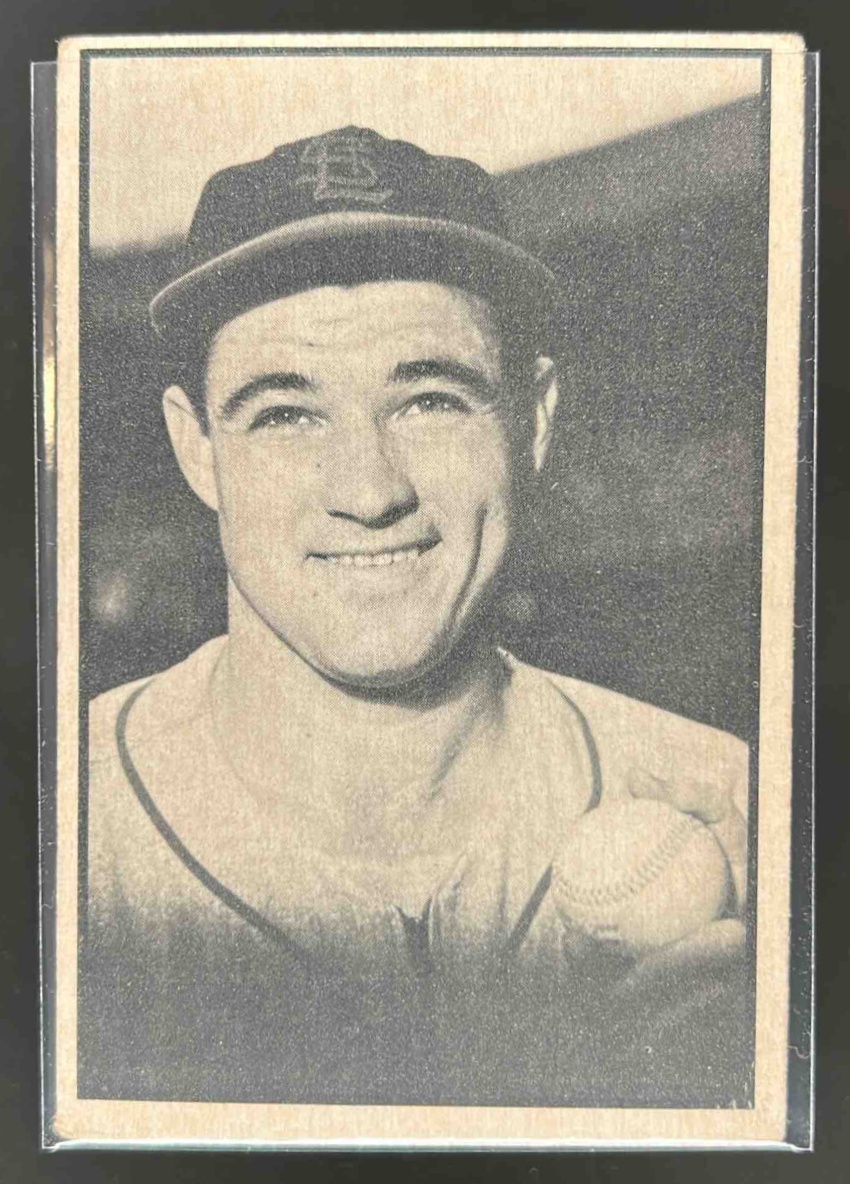 Card image for 1953 BOWMAN BASEBALL BLACK & WHITE WILMER MIZELL #23 ST. LOUIS CARDINALS