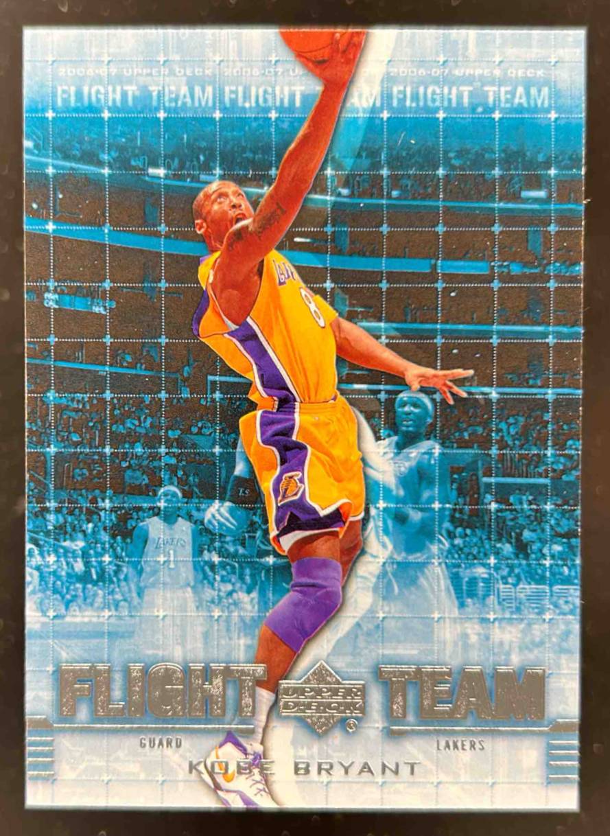 Card image for 2006-07 UPPER DECK KOBE BRYANT FLIGHT TEAM #FT-KB LOS ANGELES LAKERS
