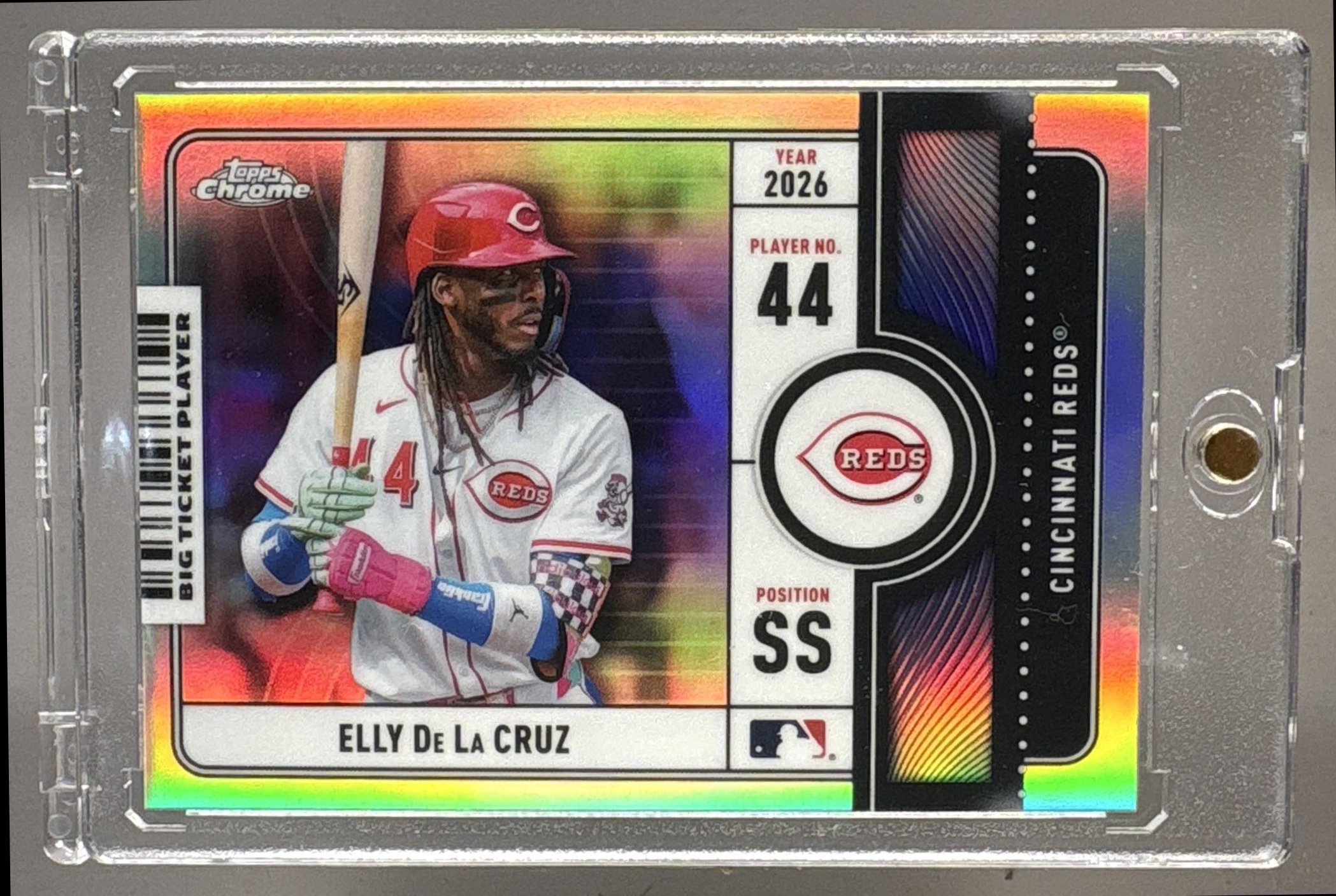 2026 TOPPS CHROME ELLY DE LA CRUZ #BTP-5 BIG TICKET PLAYERS REDS