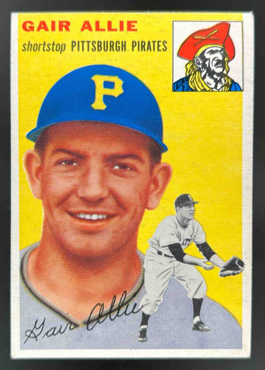 Card image for 1954 TOPPS BASEBALL GAIR ALLIE #179 RC PITTSBURGH PIRATES
