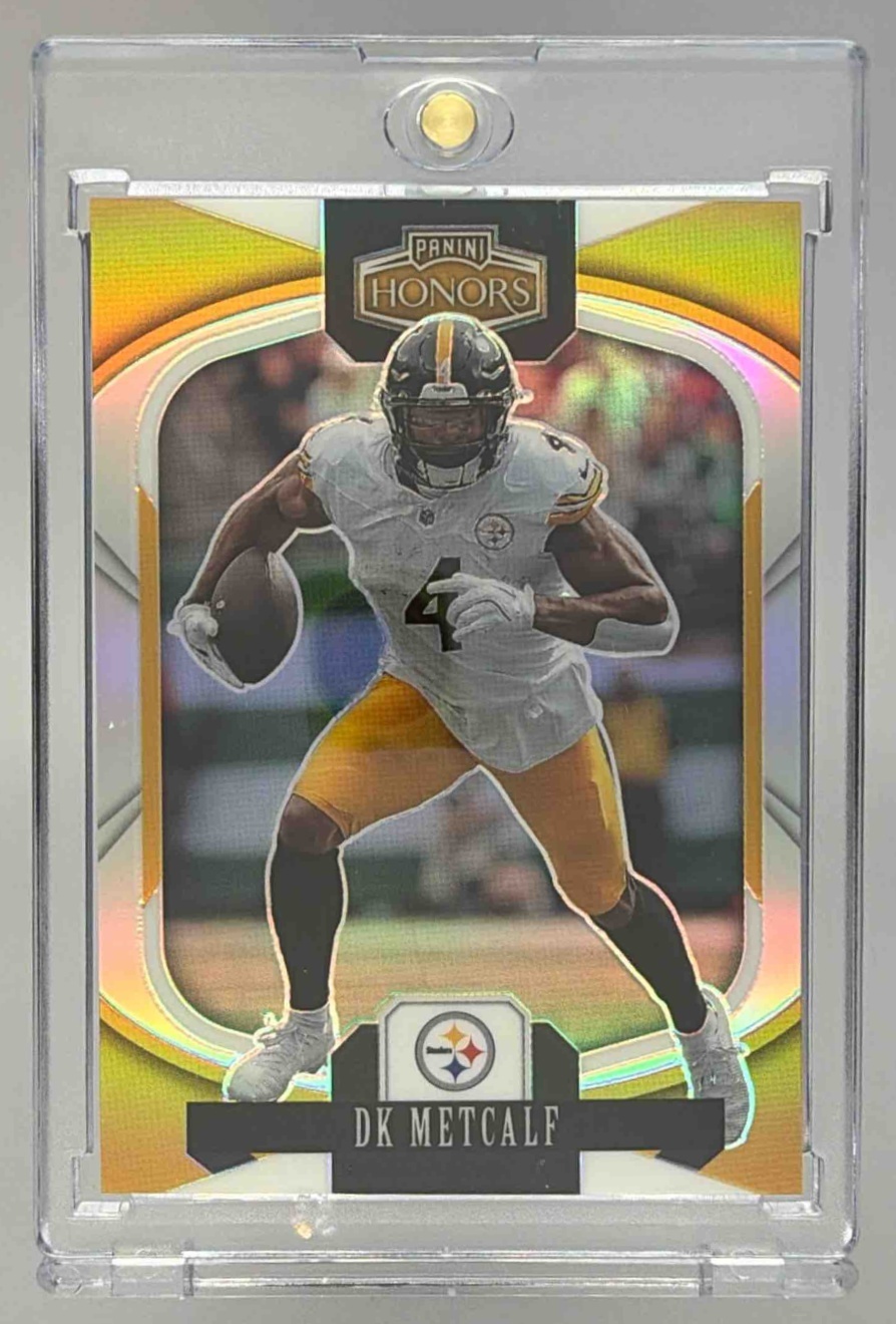 Card image for 2025 Panini Football Honors DK Metcalf /99 #27 Pittsburgh Steelers