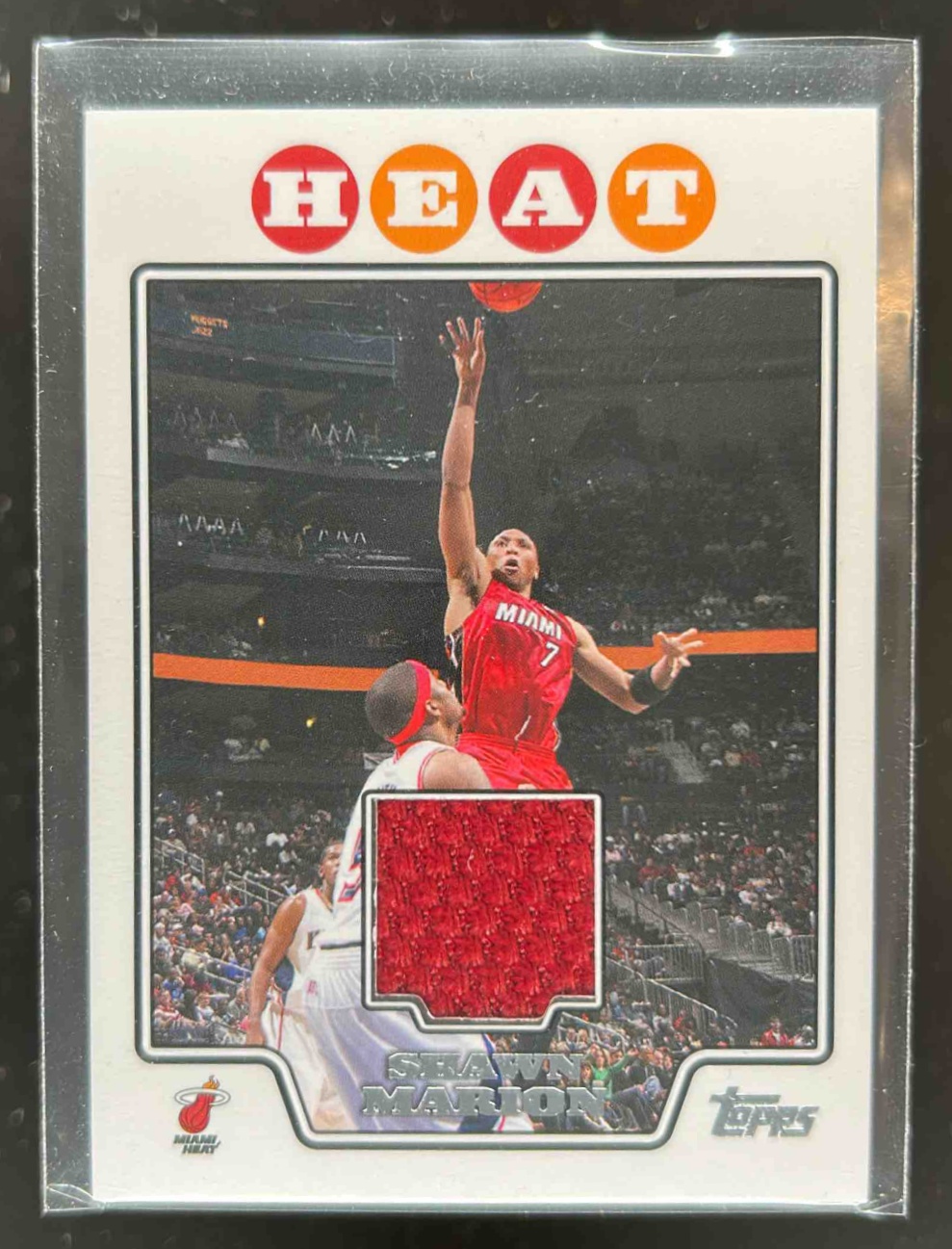 Card image for 2008-09 TOPPS SHAWN MARION RETAIL RELICS #TBKR31 MIAMI HEAT