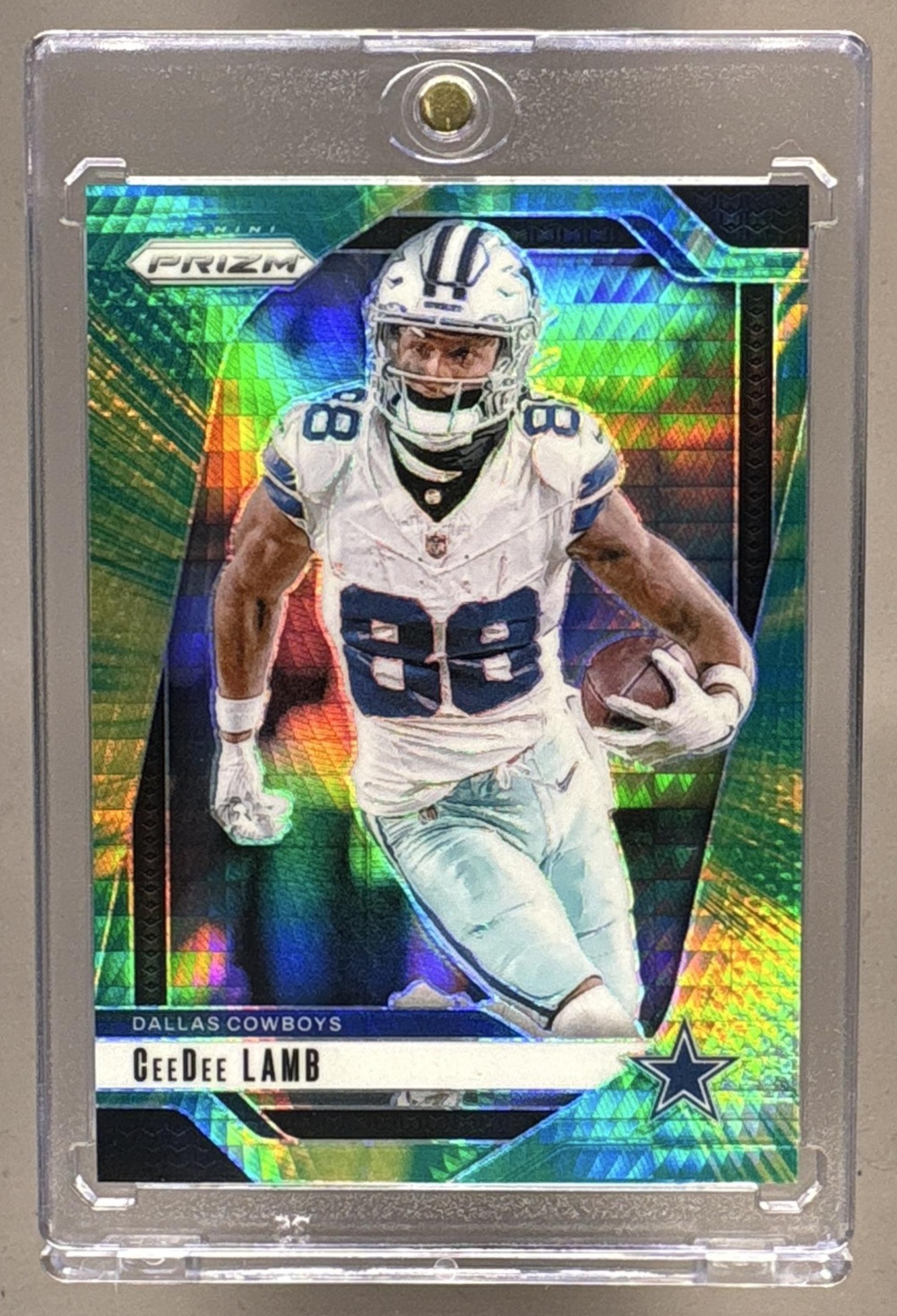 2024 PANINI PRIZM CEEDEE LAMB #75 HYPER 161/180 COWBOYS