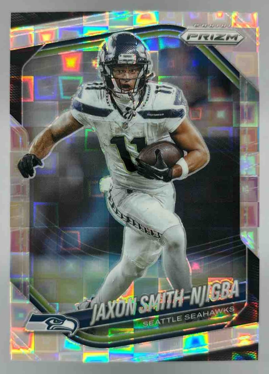 Card image for 2025 Panini Football Prizm Jaxon Smith-Njigba Pandora /400 #254 Seattle Seahawks