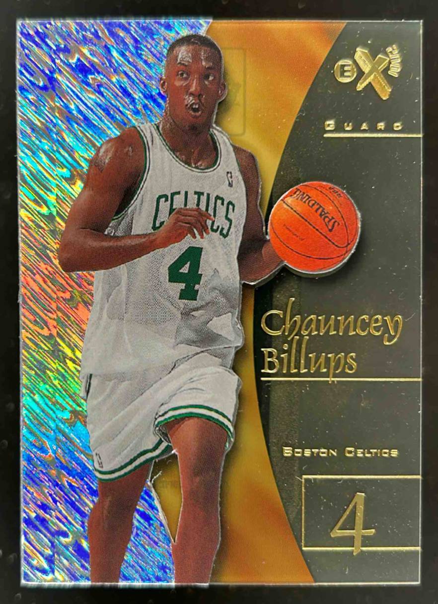Card image for 1997-98 SKYBOX E-X2001 CHAUNCEY BILLUPS #71 RC ROOKIE BOSTON CELTICS