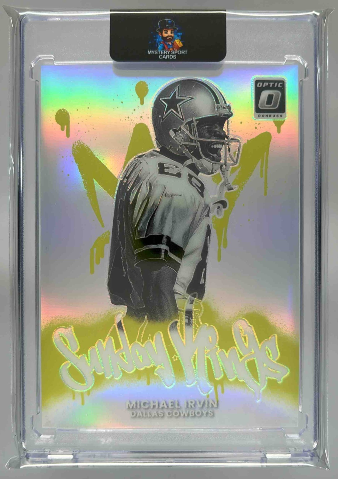 Card image for 2025 Panini Football Donruss Optic Michael Irvin Sunday Kings #30 Dallas Cowboys