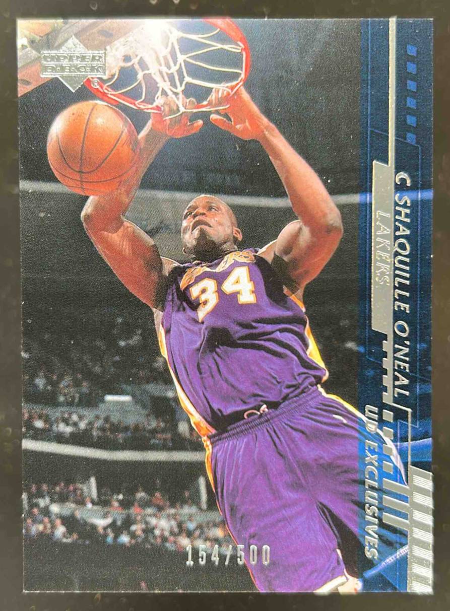 Card image for 2000-01 SHAQUILLE O'NEAL #78 UD EXCLUSIVES SILVER /500