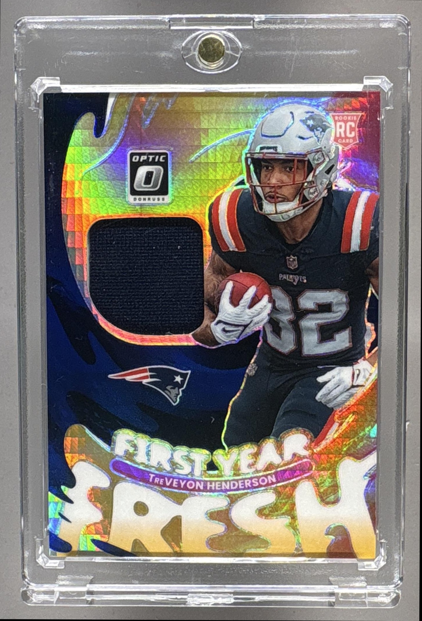 2025 PANINI DONRUSS OPTIC TREVEYON HENDERSON #FYFBH-THN FIRST YEAR FRESH PATCH