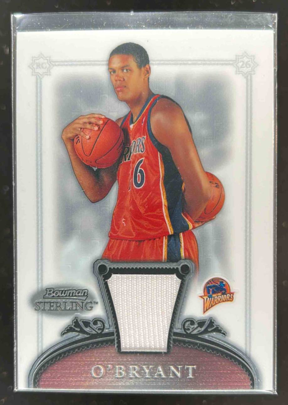 Card image for 2006-07 BOWMAN STERLING PATRICK O'BRYANT #66 MEM RC ROOKIE GOLDEN STATE WARRIORS