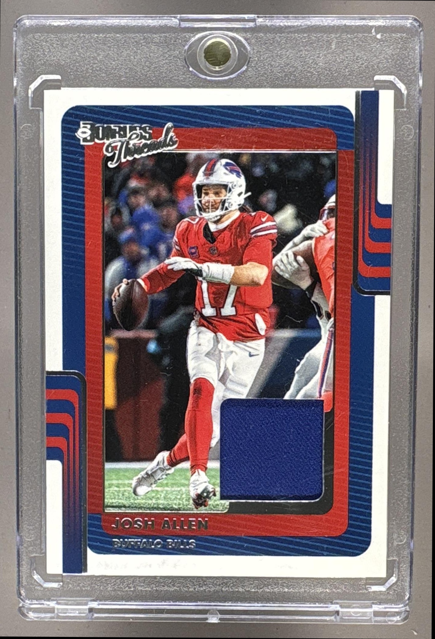 2025 PANINI DONRUSS JOSH ALLEN #DTH-JAN THREADS BILLS