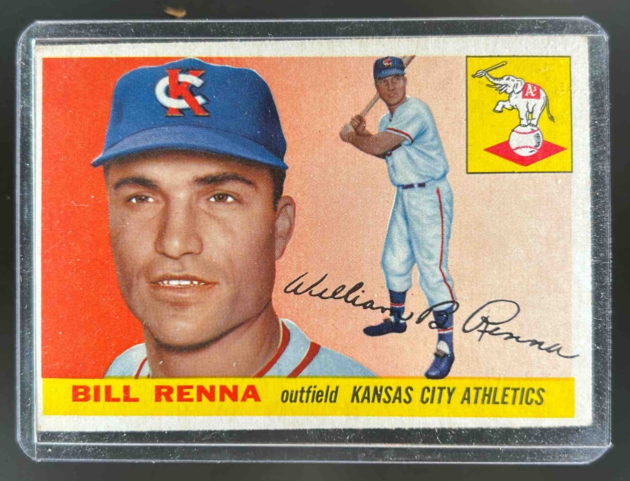 Card image for 1955 TOPPS BILL RENNA #121