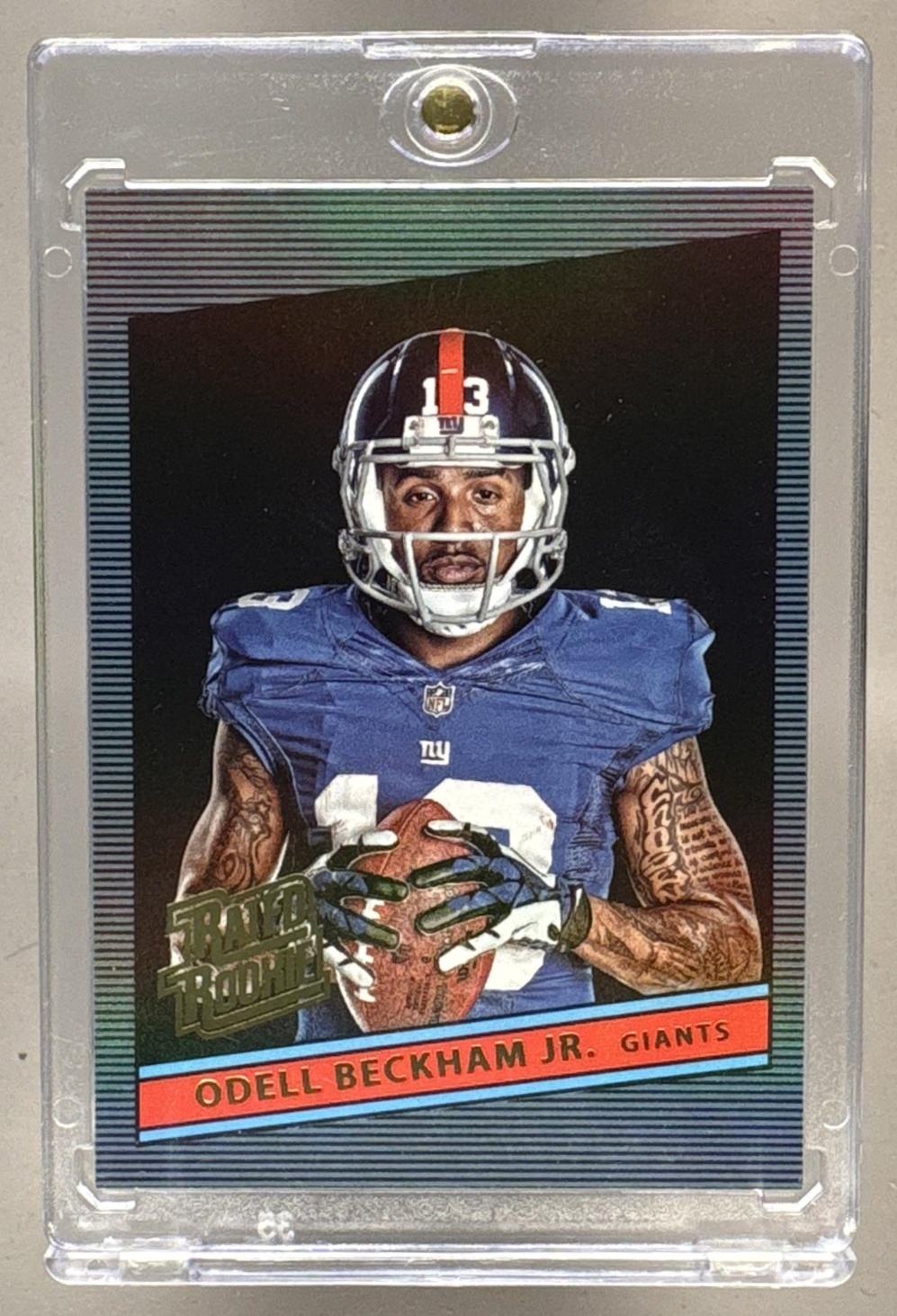 2015 PANINI DONRUSS ODELL BECKHAM JR. #2 THROWBACK ROOKIES 1986 GIANTS