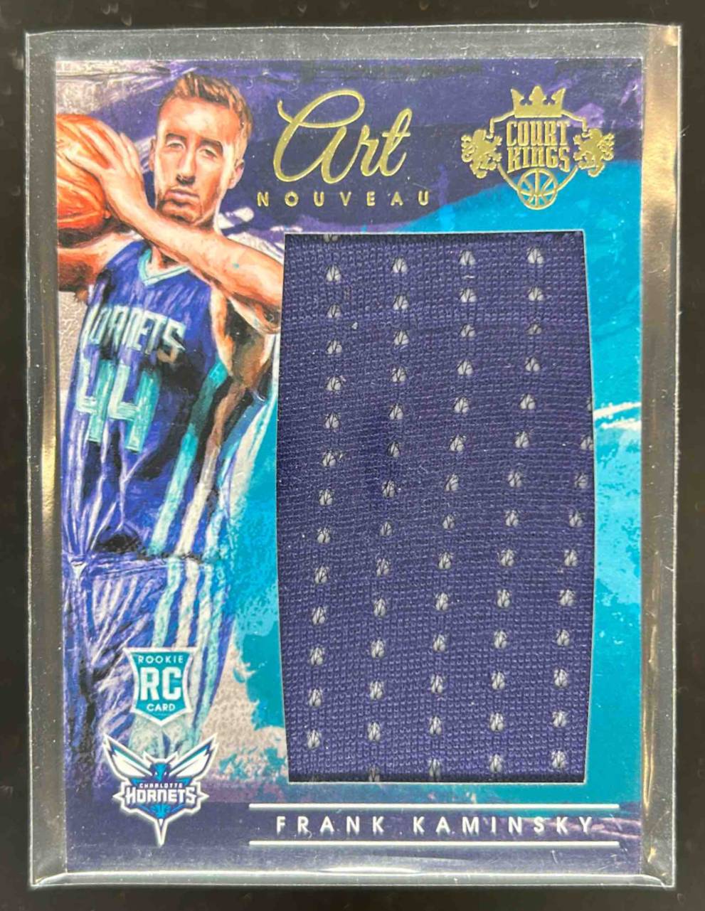 Card image for 2015-16 Panini Court Kings Frank Kaminsky Art Nouveau /299 #9 RC Rookie