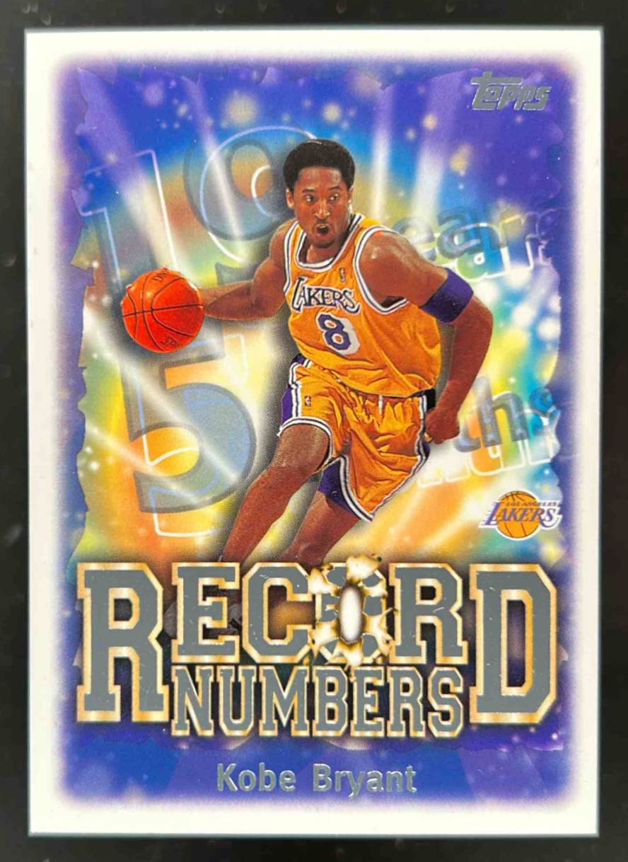 Card image for 1999-00 TOPPS KOBE BRYANT RECORD NUMBERS #RN7 LOS ANGELES LAKERS