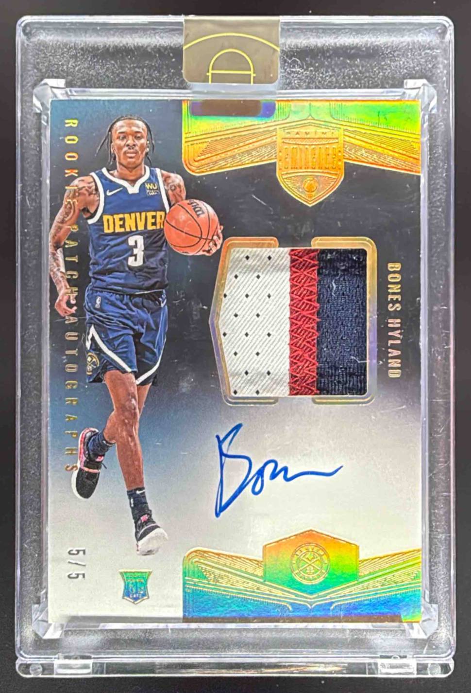 2021 Eminence Bones Hyland Patch Auto Gold /5 RC