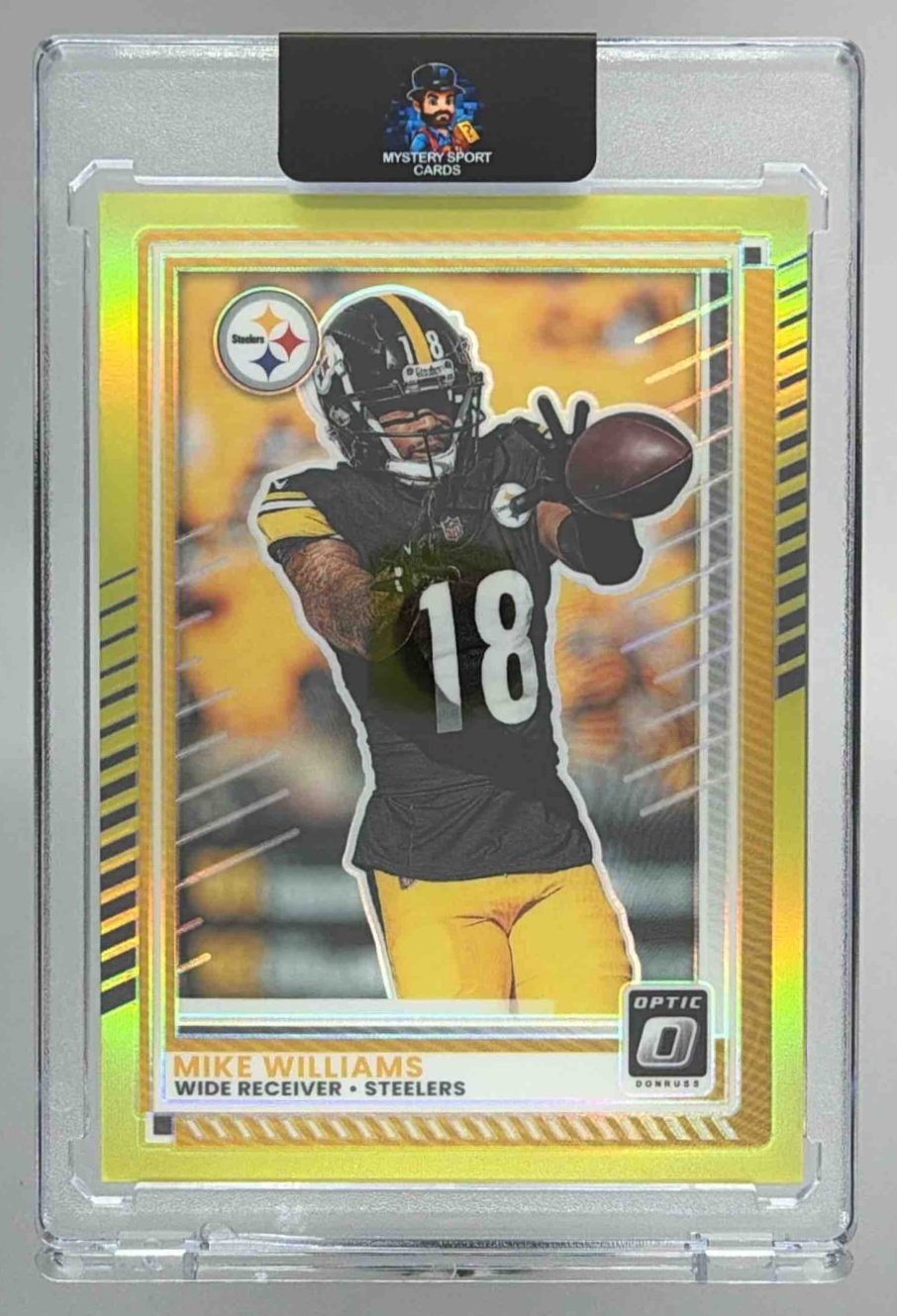 Card image for 2025 Panini Donruss Optic Mike Williams Ice Prizm /15 #78 Steelers