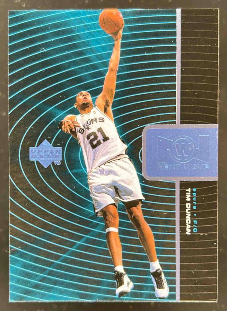 Card image for 1998-99 UPPER DECK TIM DUNCAN NEXT WAVE #NW10 SAN ANTONIO SPURS