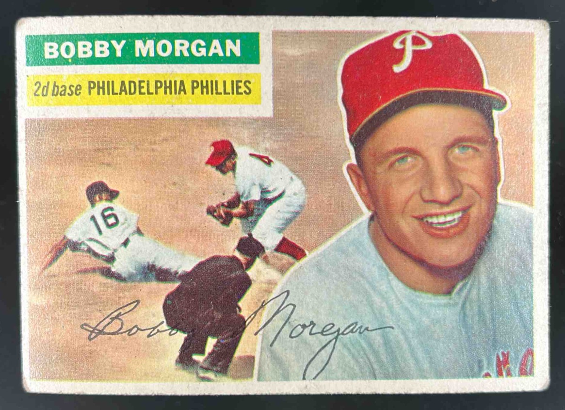 Card image for 1956 TOPPS BASEBALL BOBBY MORGAN #337 PHILADELPHIA PHILLIES
