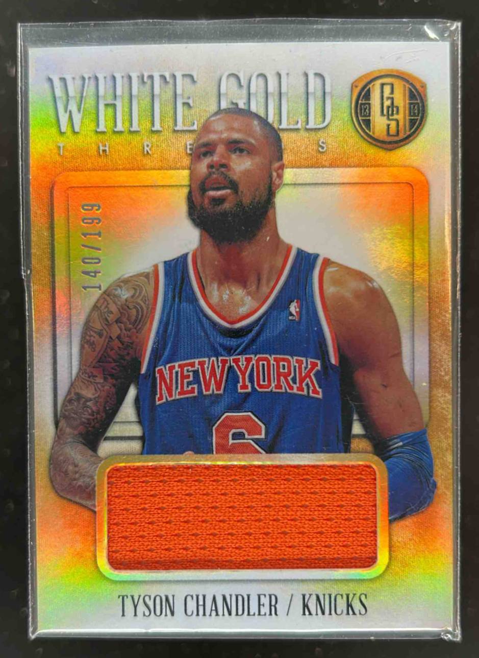 Card image for 2013-14 Panini Gold Standard Tyson Chandler White Threads 140 /199 #65