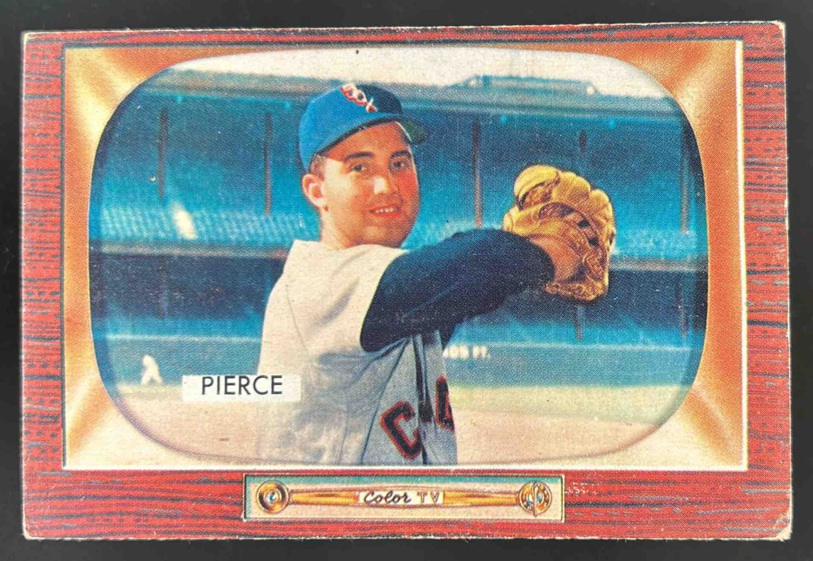 Card image for 1955 BOWMAN BASEBALL BILLY PIERCE #214 CHICAGO WHITE SOX