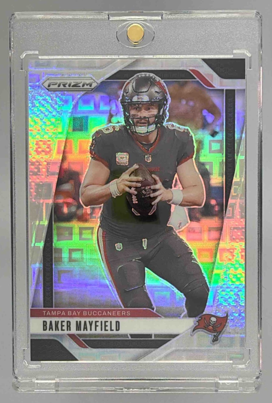 Card image for 2024 Panini Football Prizm Baker Mayfield Pandora /400 #268 Tampa Bay Buccaneers