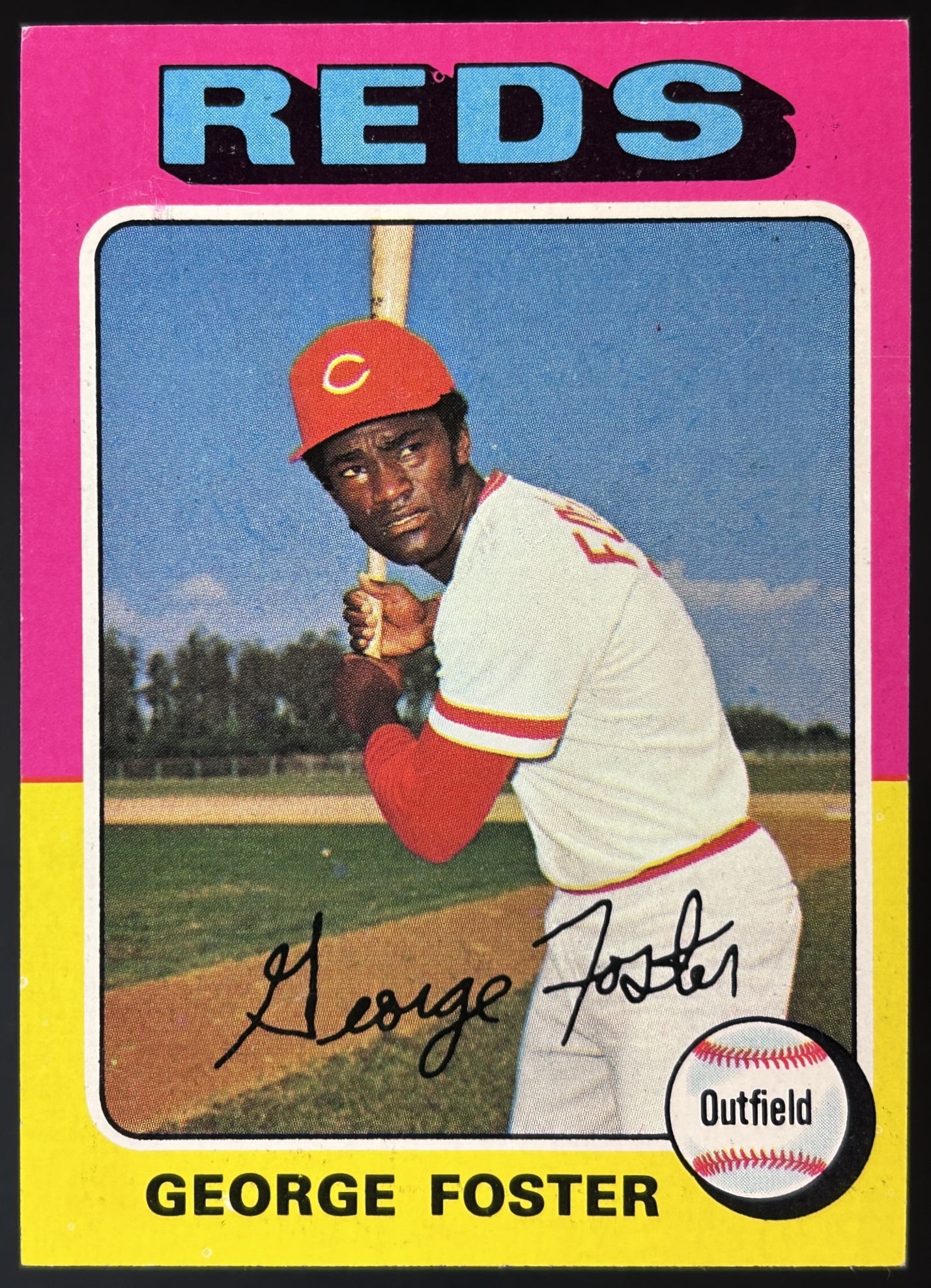 Card image for 1975 TOPPS GEORGE FOSTER #87 CINCINNATI REDS
