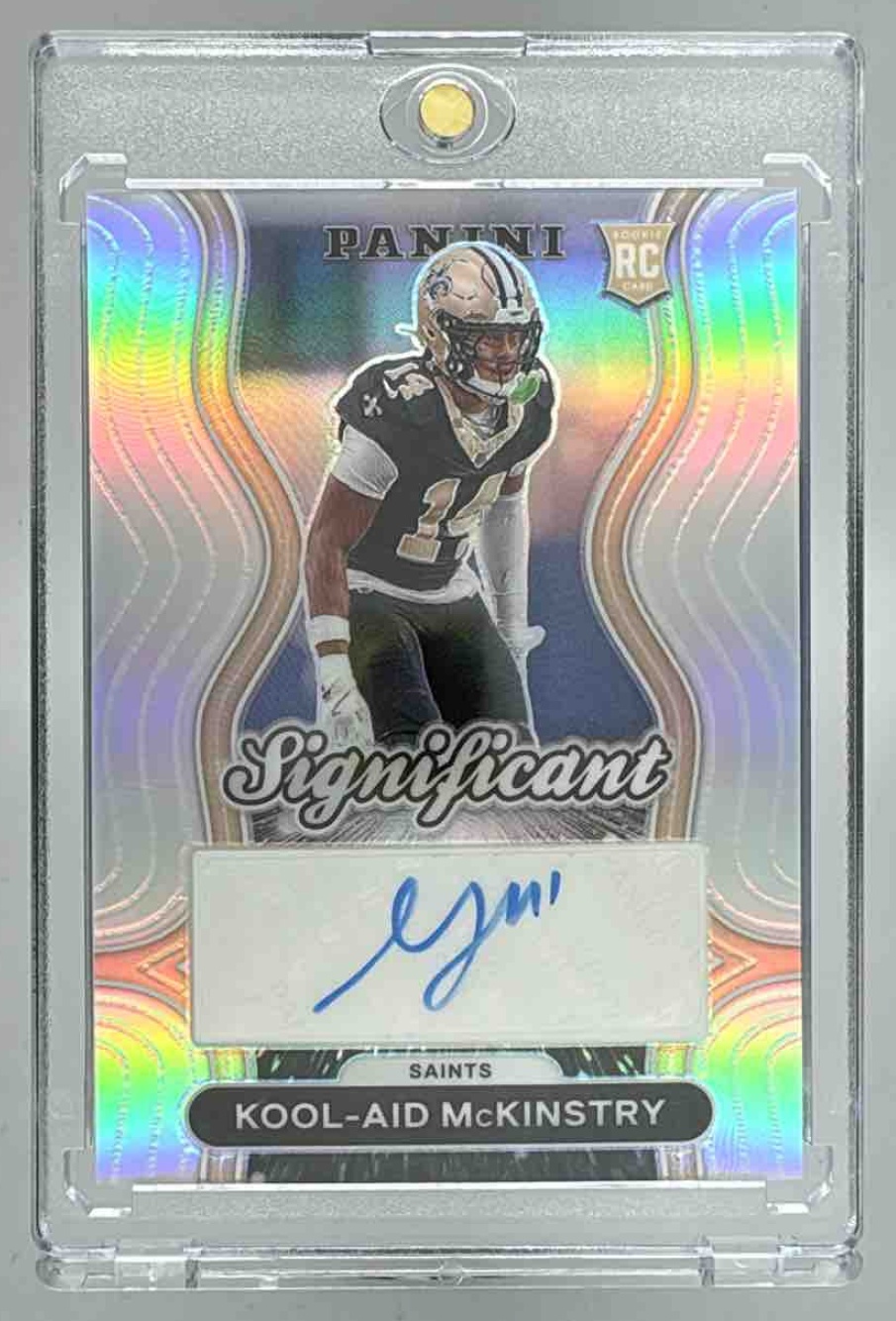 Card image for 2024 Panini Prizm Kool-Aid McKinstry Significant Signatures #SS-KMY RC Auto