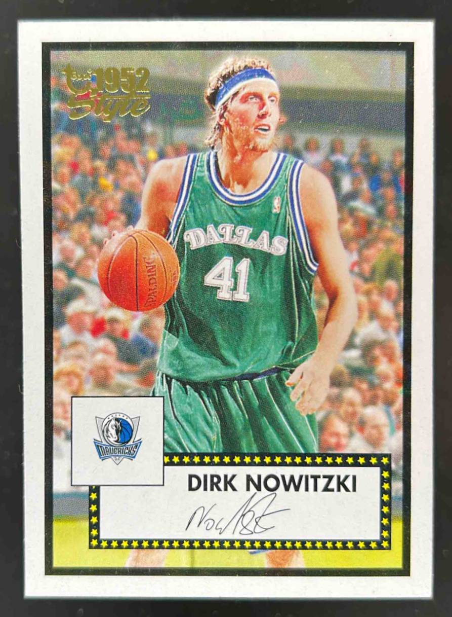 Card image for 2005-06 TOPPS 1952 STYLE DIRK NOWITZKI #46 DALLAS MAVERICKS