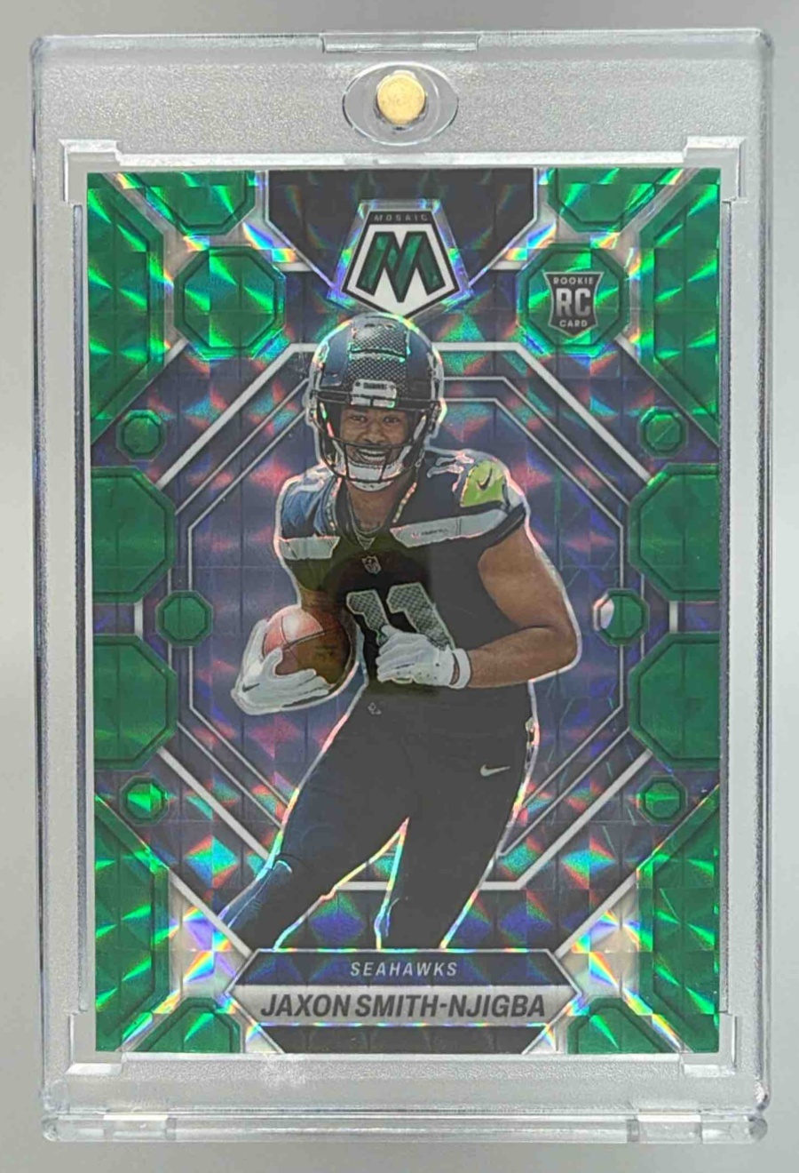 Card image for 2023 Panini Football Mosaic Jaxon Smith-Njigba #331 RC Seattle Seahawks