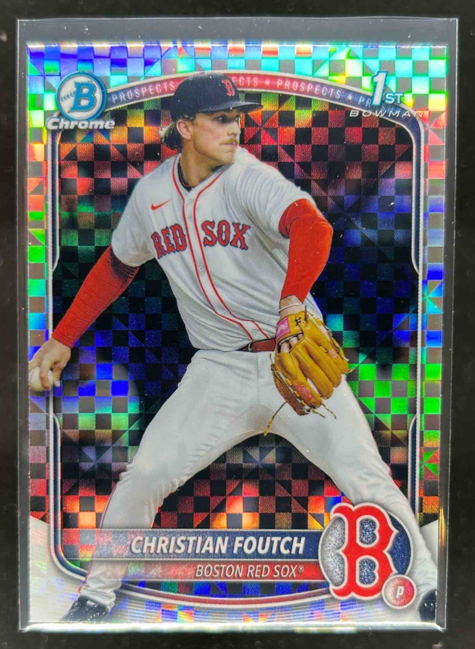 Card image for Christian Foutch 2025 Bowman Draft Chrome X-Fractor