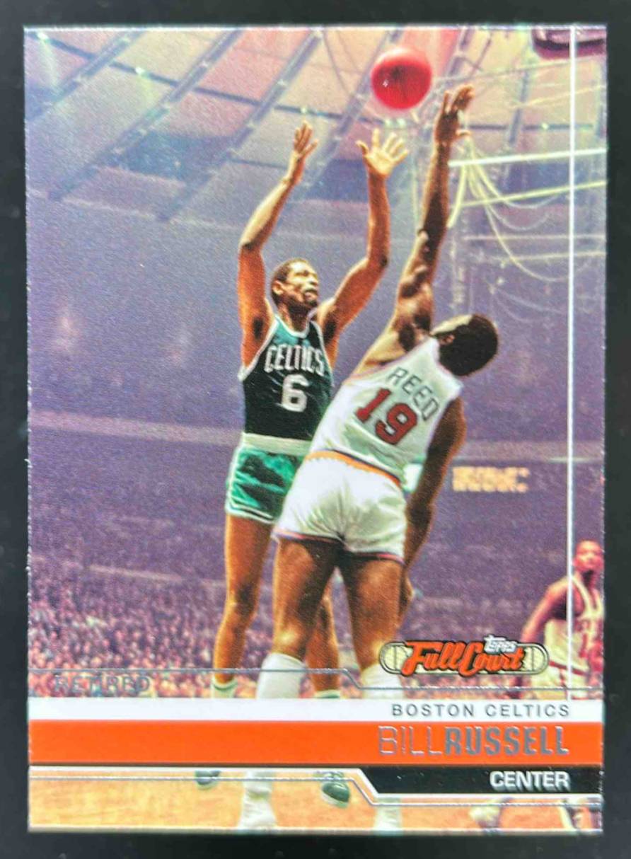 Card image for 2006-07 TOPPS FULL COURT BILL RUSSELL #100 BOSTON CELTICS