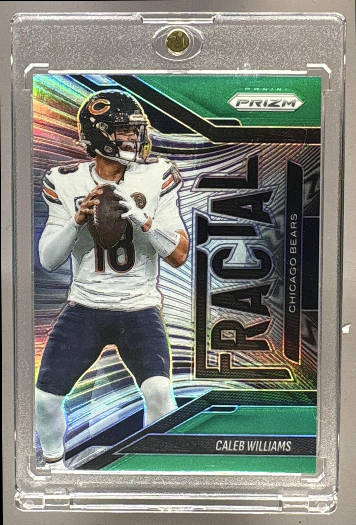 2025 PANINI PRIZM CALEB WILLIAMS #4 FRACTAL GREEN BEARS