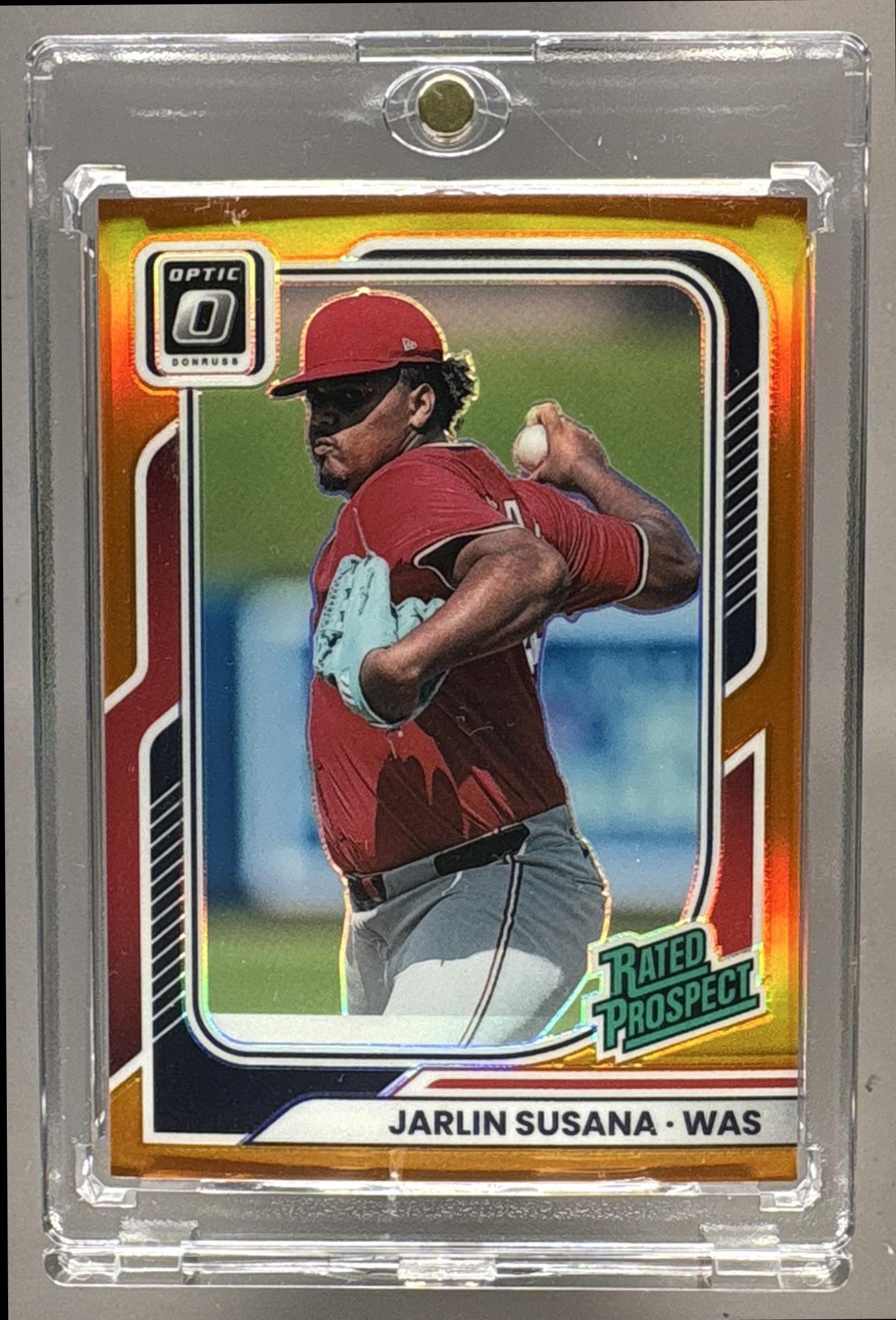 2026 PANINI DONRUSS JARLIN SUSANA #144 RATED PROSPECTS OPTIC ORANGE /199