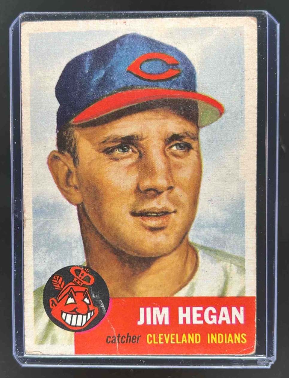 Card image for 1953 TOPPS BASEBALL JIM HEGAN #80