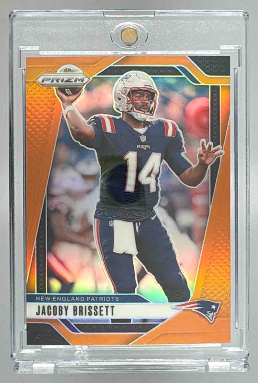 Card image for 2024 Panini Football Prizm Jacoby Brissett #194 New England Patriots