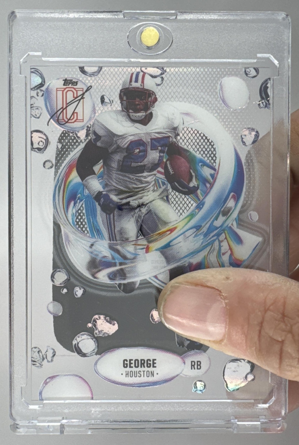 Card image for 2024 Topps Football Signature Class Eddie George Fluidity #F-23