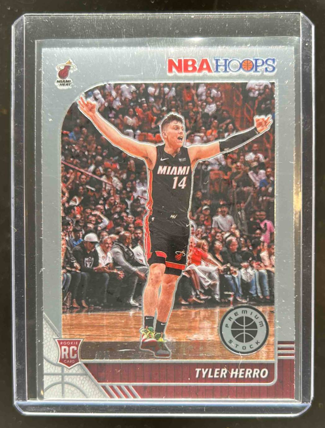 Card image for 2019-20 PANINI HOOPS PREMIUM STOCK TYLER HERRO #210 RC ROOKIE MIAMI HEAT