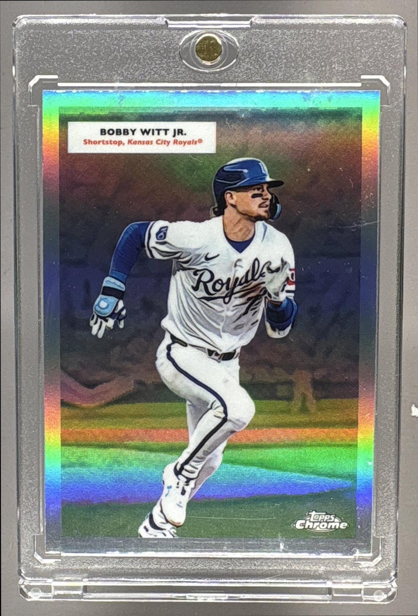2025 TOPPS CHROME PLATINUM BOBBY WITT JR. GEORGE BRETT #55DH-12 DOUBLE HEADERS