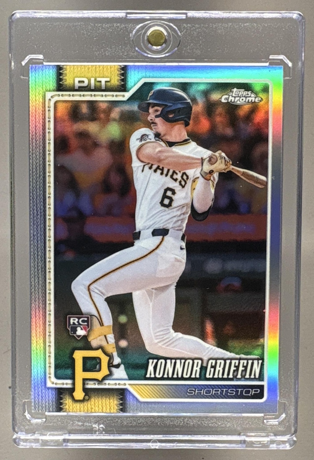 2026 TOPPS CHROME KONNOR GRIFFIN #74 REFRACTOR RC PIRATES
