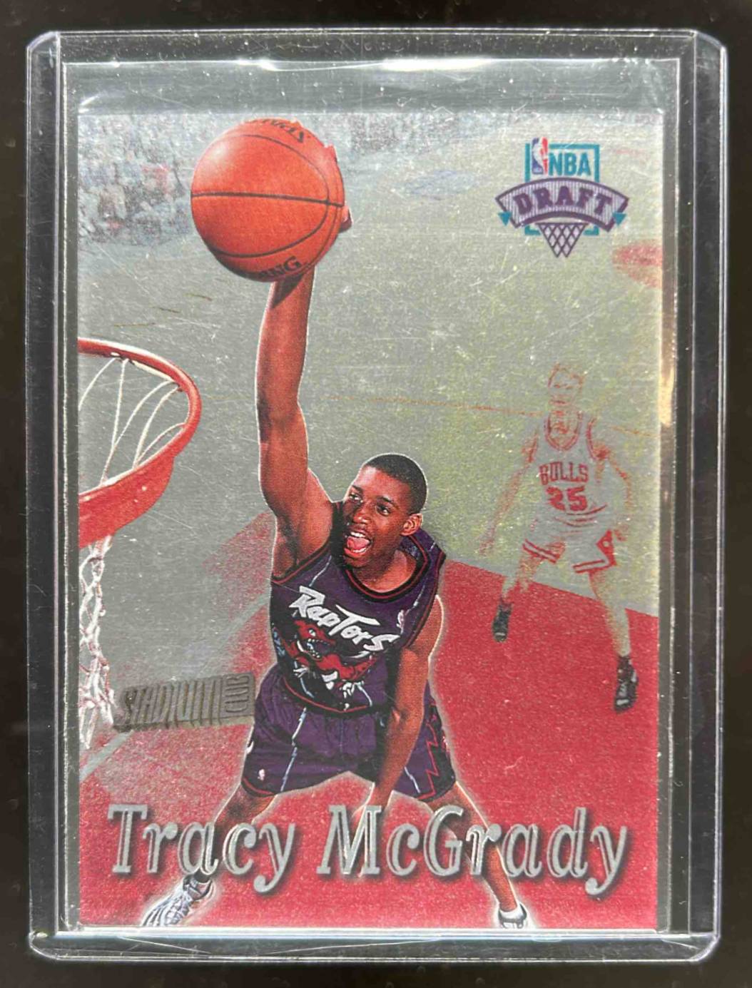 Card image for 1997-98 TOPPS 98 STADIUM CLUB TRACY MCGRADY #217 RC ROOKIE TORONTO RAPTORS