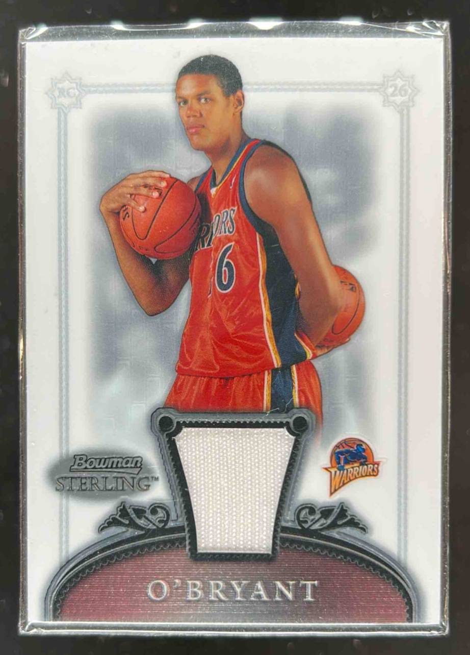 Card image for 2006-07 BOWMAN STERLING PATRICK O'BRYANT #66 MEM RC ROOKIE GOLDEN STATE WARRIORS