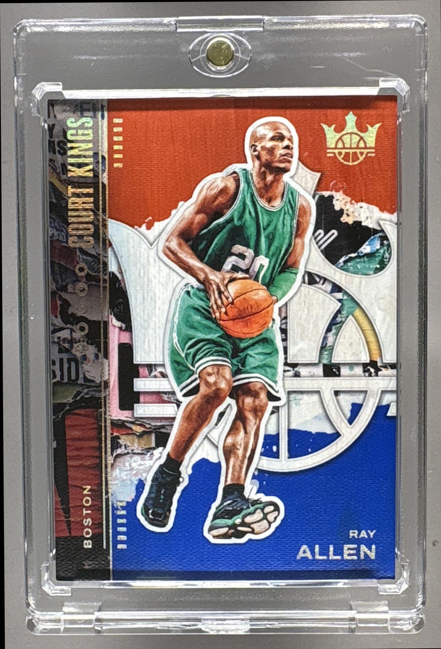 2025-26 PANINI COURT KINGS RAY ALLEN #81 RED AND BLUE 100/199 CELTICS
