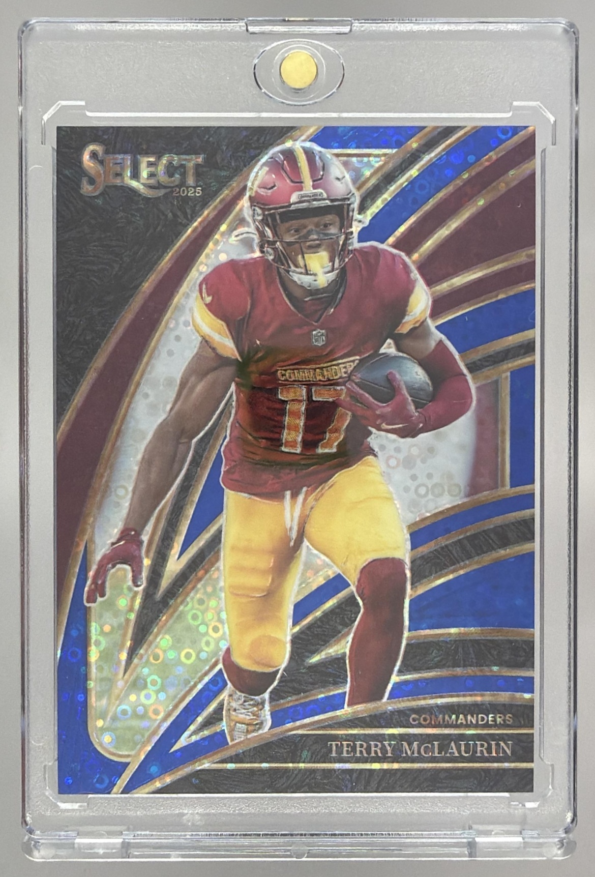 Card image for 2024 Panini Select Terry McLaurin Field Tie-Dye Prizm /25 #495 Commanders