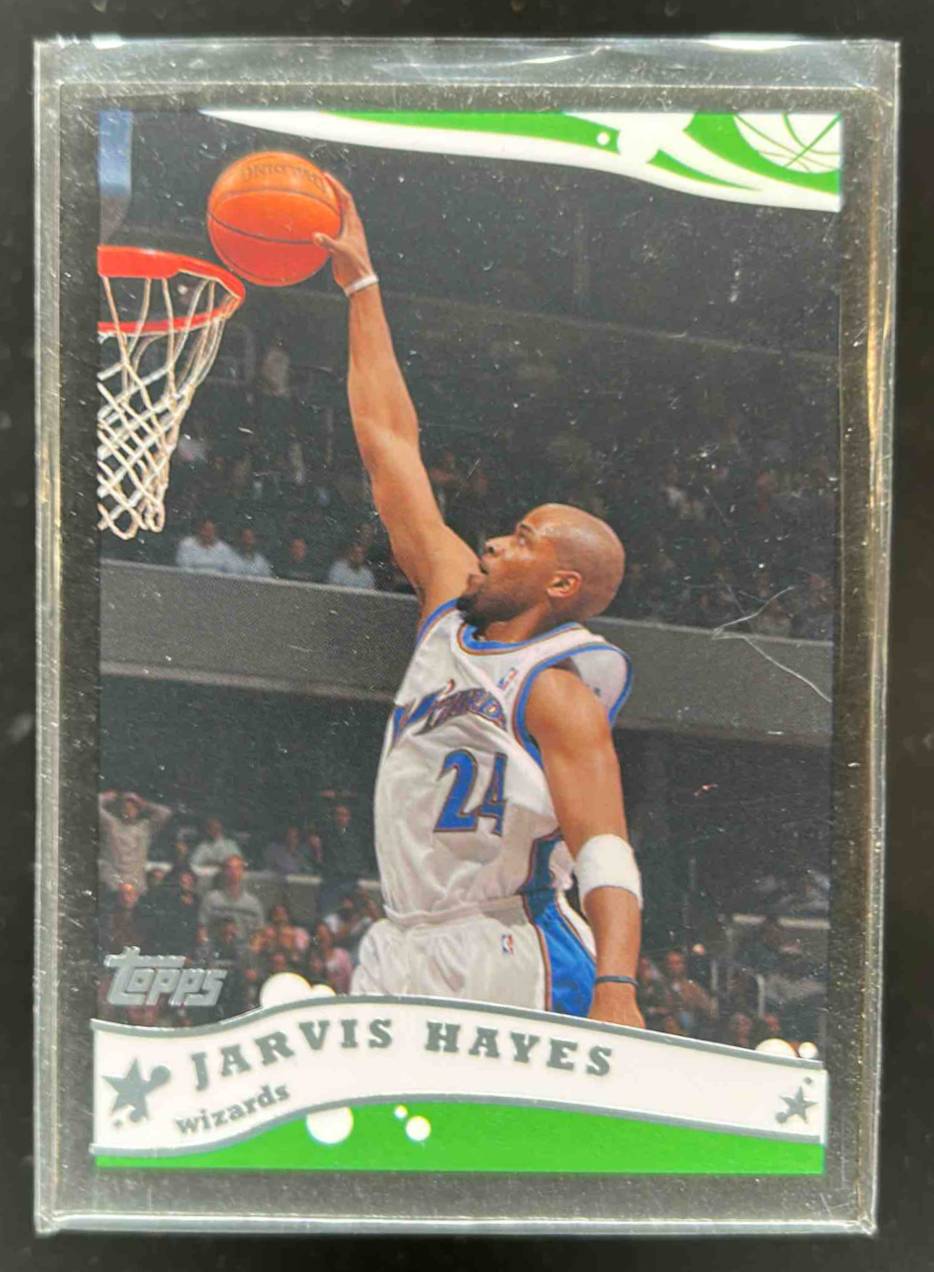 Card image for 2005-06 TOPPS JARVIS HAYES BLACK /500 #205 WASHINGTON WIZARDS