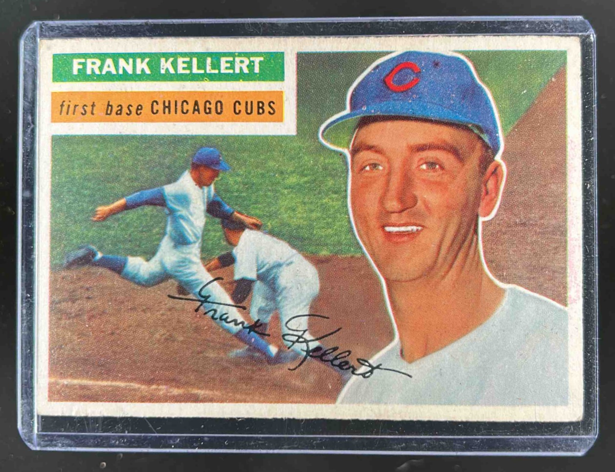 Card image for 1956 TOPPS BASEBALL FRANK KELLERT #291 RC CHICAGO CUBS