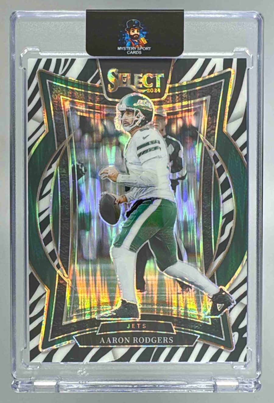 Card image for 2024 Panini Football Select Aaron Rodgers Concourse #40 New York Jets